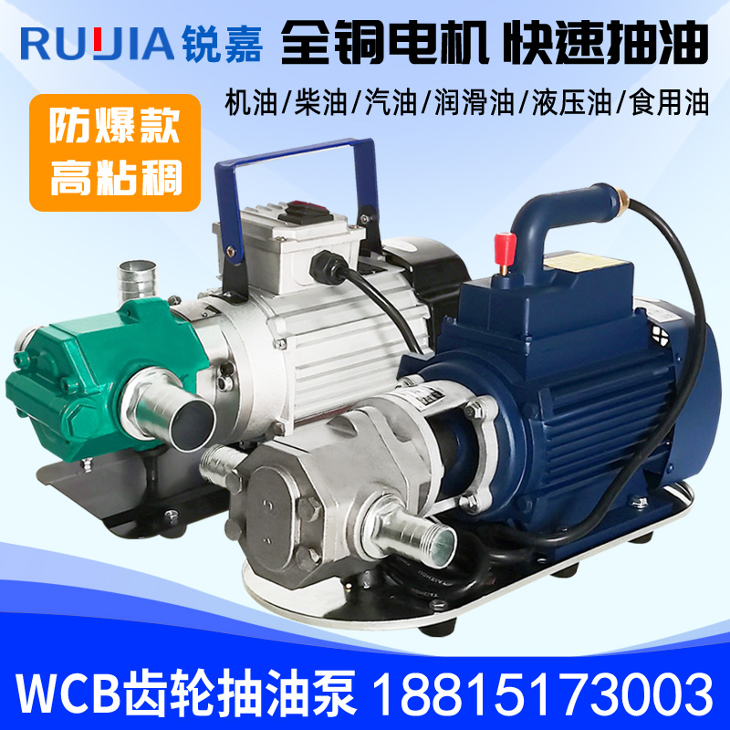 WCB高粘度齿轮泵 工业级大流量抽油泵